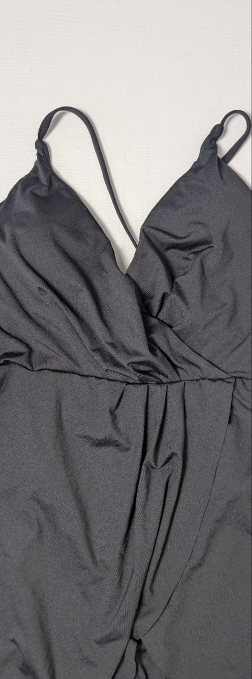 Anne Cole Women's Swimdress One Piece Swimsuit in Black Size 12 Skirted Bottom - Picture 4 of 11